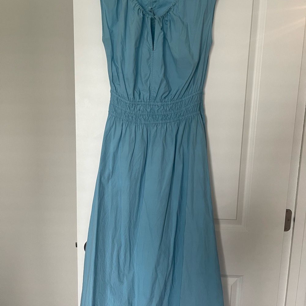 Faherty Light Blue Maxi Dress